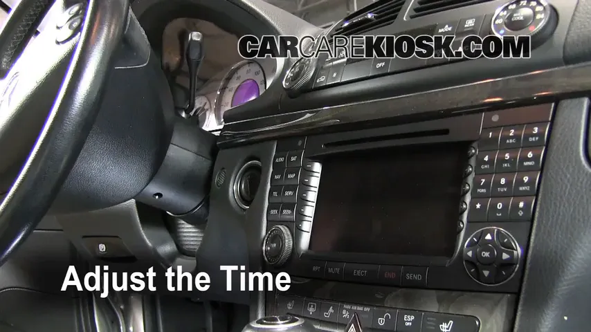 2008 Mercedes-Benz E350 4Matic 3.5L V6 Sedan Clock